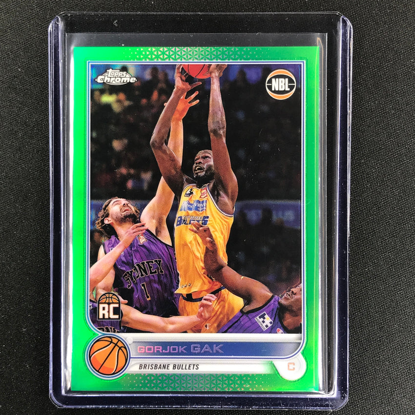2022-23 Topps Chrome Nbl Gorjok Gak Rookie Green /99 No 17