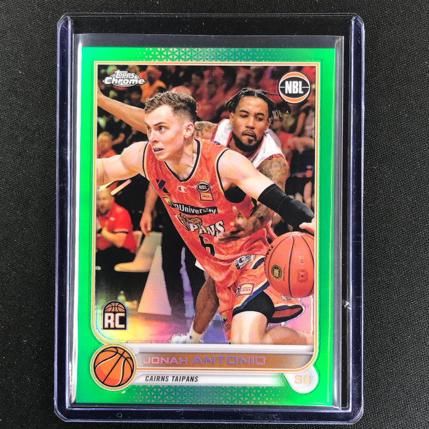 2022-23 Topps Chrome Nbl Jonah Antonio Rookie Green /99 No 21