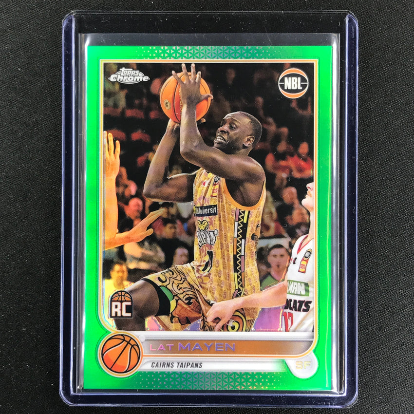 2022-23 Topps Chrome Nbl Lat Mayen Rookie Green /99 No 27
