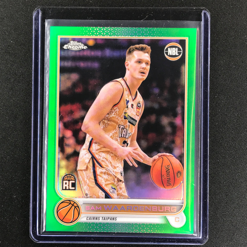 2022-23 Topps Chrome NBL SAM WAARDENBURG Rookie Green /99 #30