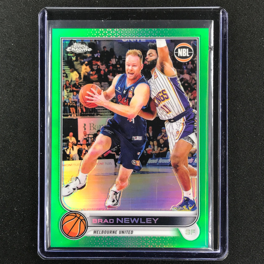 2022-23 Topps Chrome Nbl Brad Newley Green /99 No 47