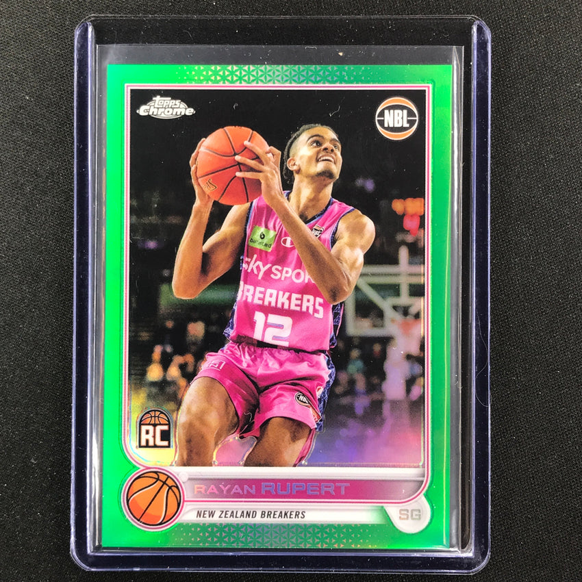 2022-23 Topps Chrome Nbl Rayan Rupert Rookie Green /99 No 51