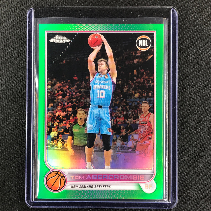 2022-23 Topps Chrome NBL TOM ABERCROMBIE Green /99 #52
