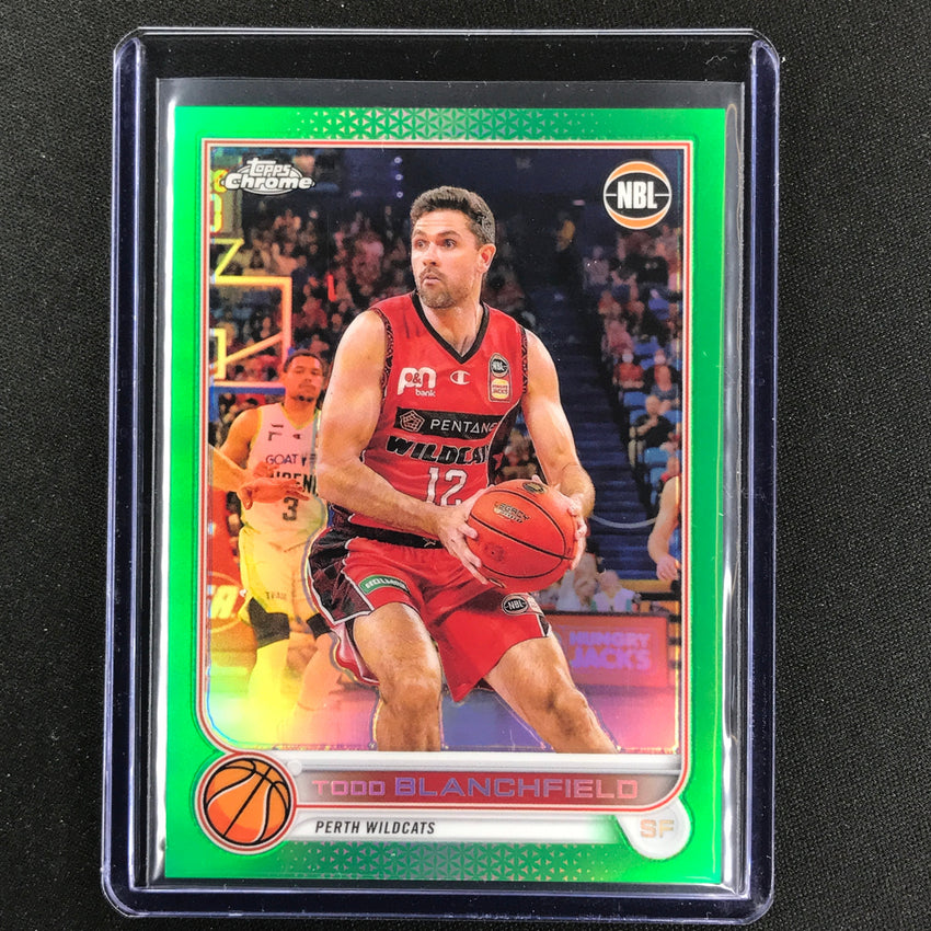 2022-23 Topps Chrome NBL TODD BLANCHFIELD Green /99 #60