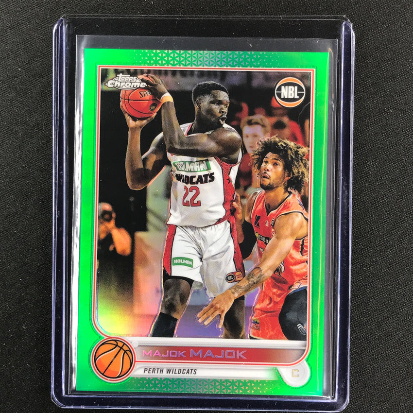 2022-23 Topps Chrome Nbl Majok Majok Green /99 No 62