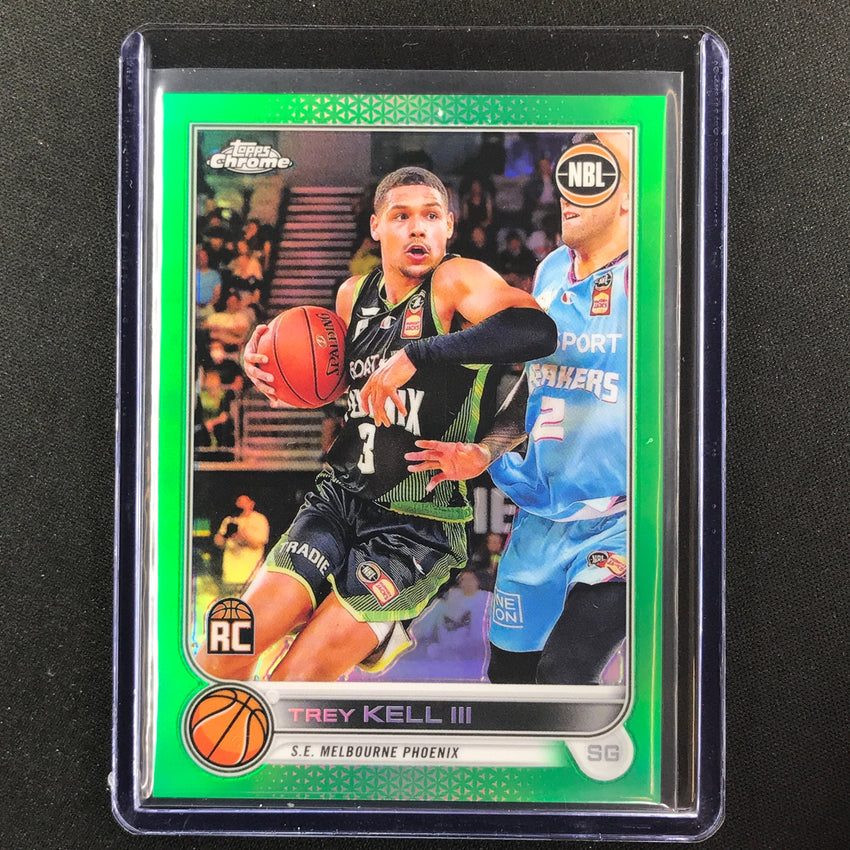 2022-23 Topps Chrome Nbl Trey Kell Iii Rookie Green /99 No 75