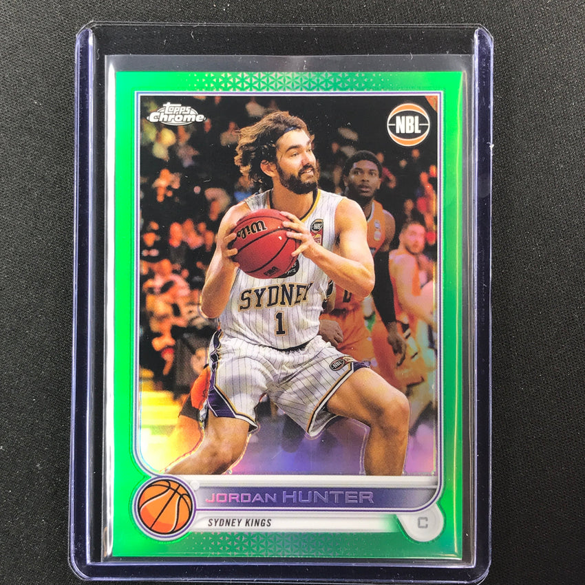 2022-23 Topps Chrome NBL JORDAN HUNTER Green /99 #85