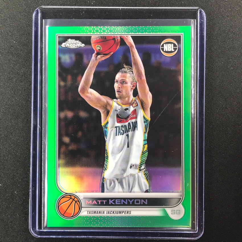 2022-23 Topps Chrome NBL MATT KENYON Green /99 #92