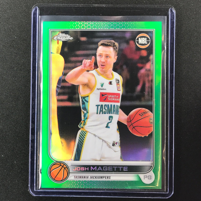 2022-23 Topps Chrome Nbl Josh Magette Green /99 No 94