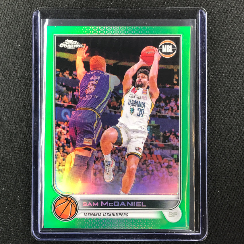 2022-23 Topps Chrome Nbl Sam Mcdaniel Green /99 No 96