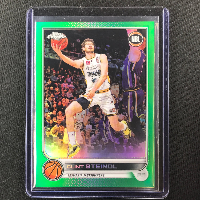 2022-23 Topps Chrome Nbl Clint Steindl Green /99 No 98