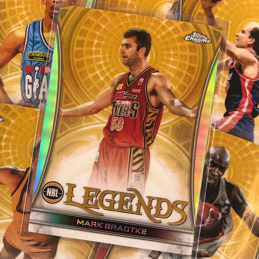 2022-23 Topps Chrome NBL CAL BRUTON NBL Legends Refractor #8
