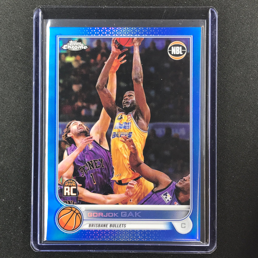 2022-23 Topps Chrome NBL GORJOK GAK Rookie Blue /75 #17