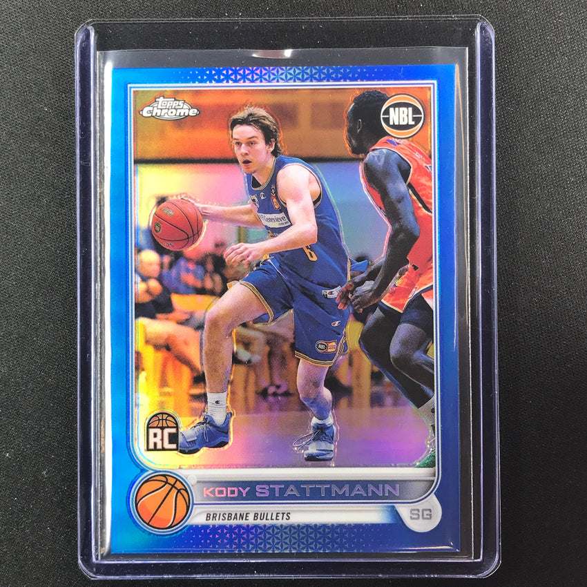 2022-23 Topps Chrome Nbl Kody Stattmann Rookie Blue /75 No 20