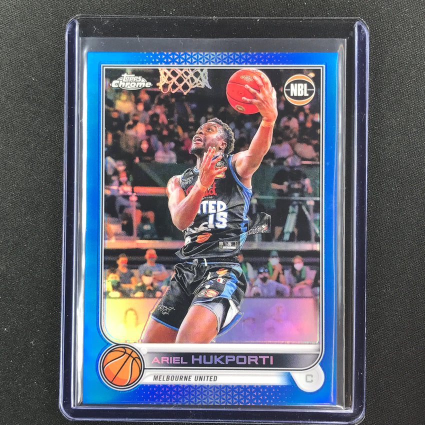 2022-23 Topps Chrome Nbl Ariel Hukporti Blue /75 No 41