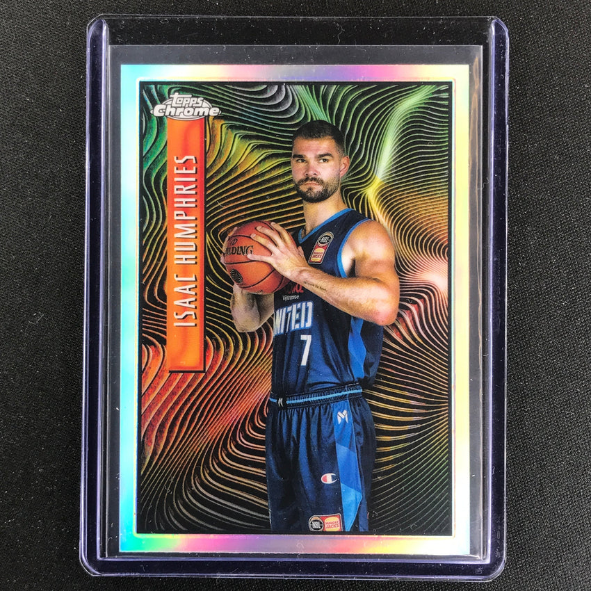 2022-23 Topps Chrome Nbl Isaac Humphries Topps Chrome Expose Refractor No 4