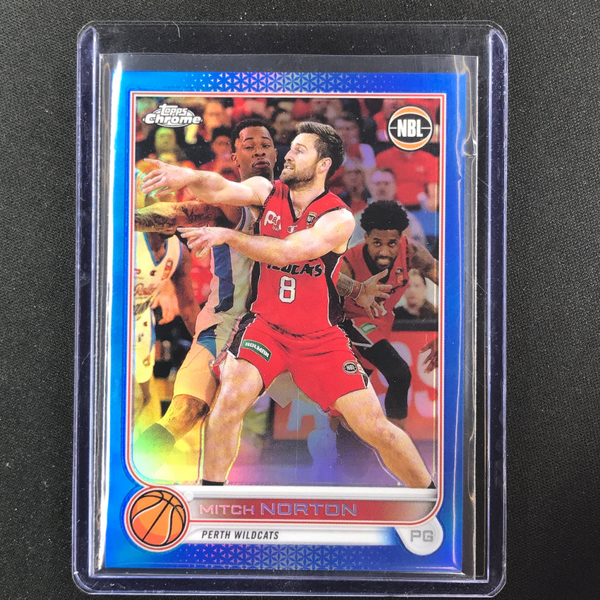 2022-23 Topps Chrome Nbl Mitch Norton Blue /75 No 64