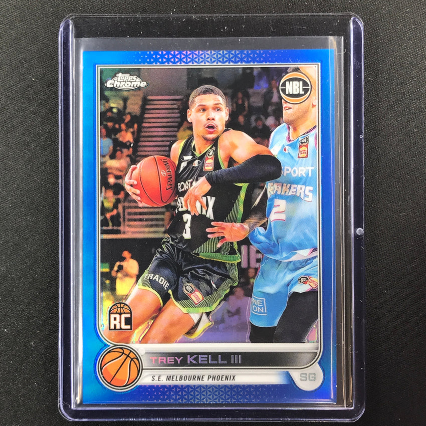 2022-23 Topps Chrome NBL TREY KELL III Rookie Blue /75 #75
