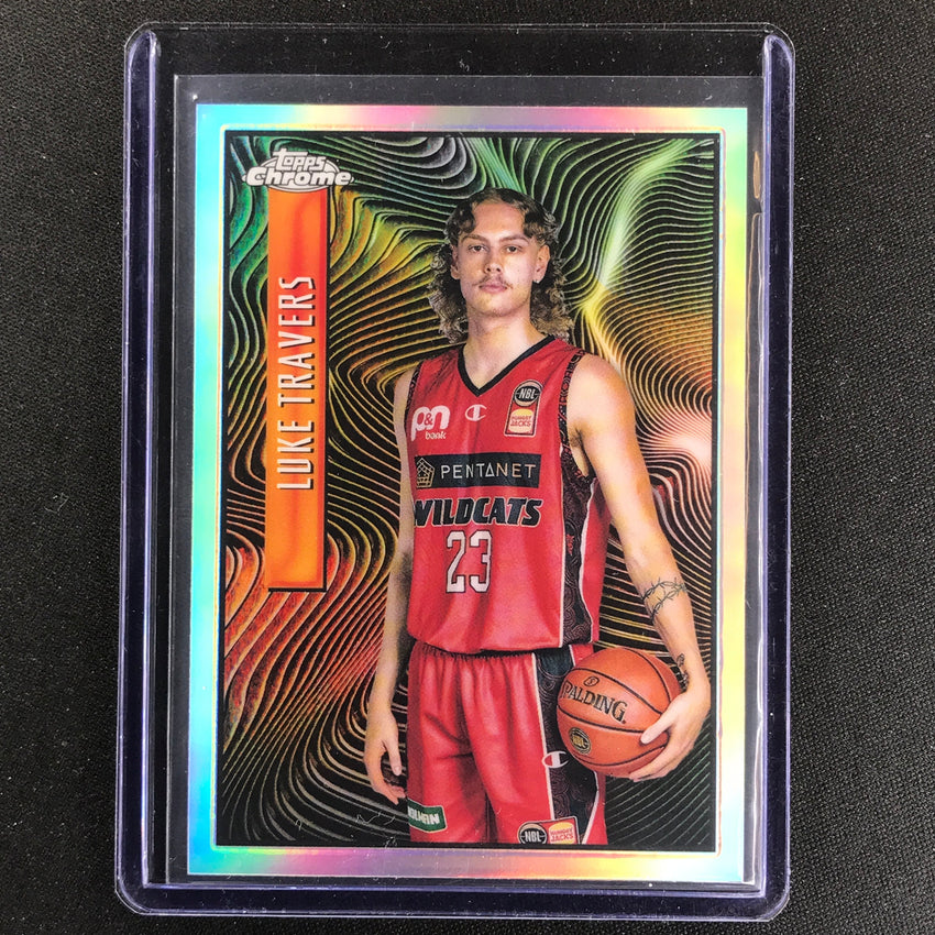 2022-23 Topps Chrome NBL LUKE TRAVERS Topps Chrome Expose Refractor #6