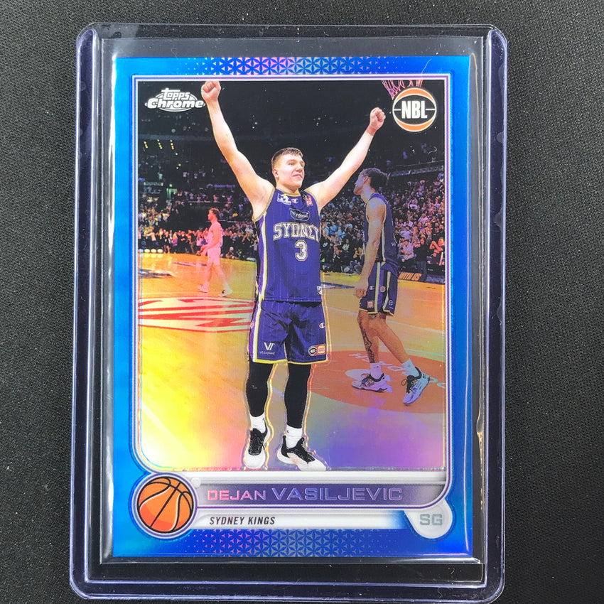2022-23 Topps Chrome Nbl Dejan Vasiljevic Blue /75 No 84