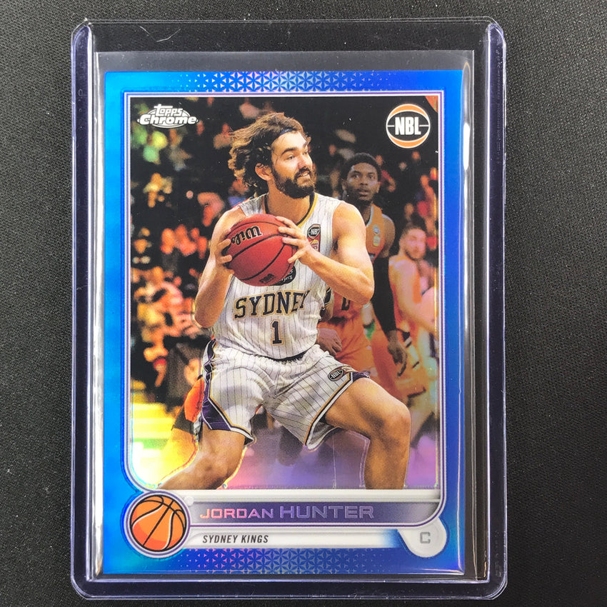 2022-23 Topps Chrome Nbl Jordan Hunter Blue /75 No 85
