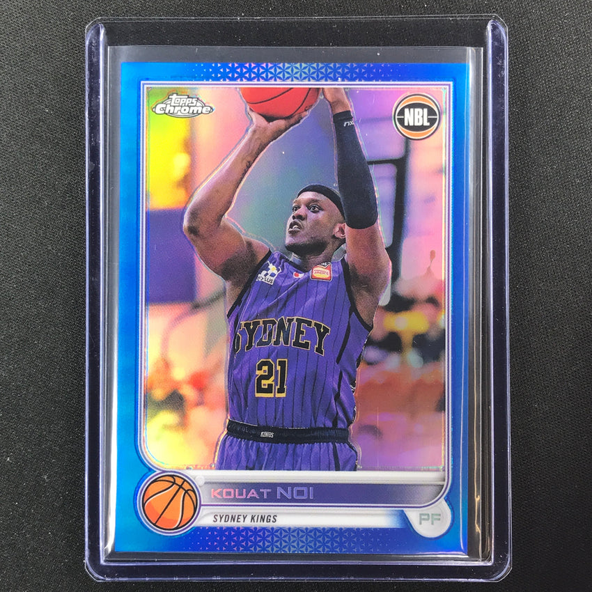 2022-23 Topps Chrome Nbl Kouat Noi Blue /75 No 86