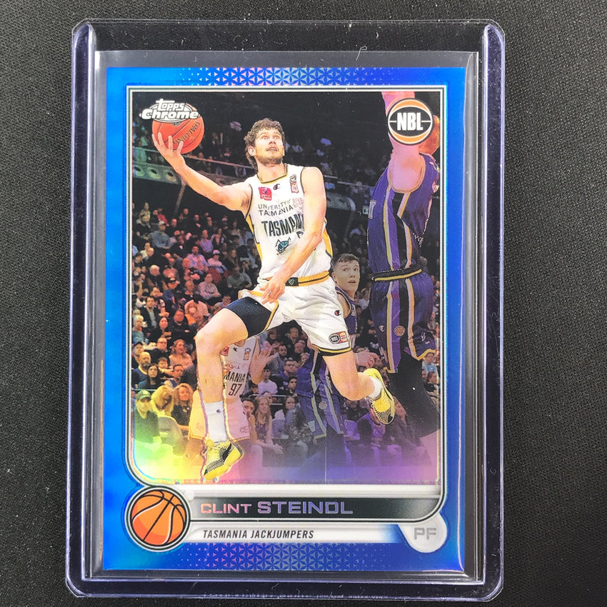 2022-23 Topps Chrome Nbl Clint Steindl Blue /75 No 98
