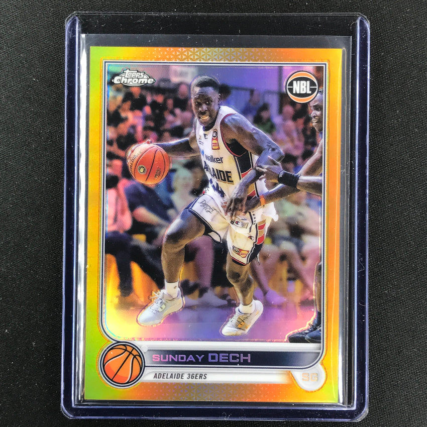 2022-23 Topps Chrome Nbl Sunday Dech Gold 1/50 No 2