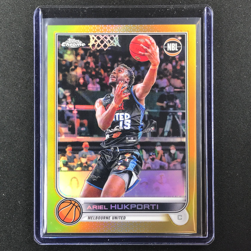 2022-23 Topps Chrome Nbl Ariel Hukporti Gold 25/50 No 41
