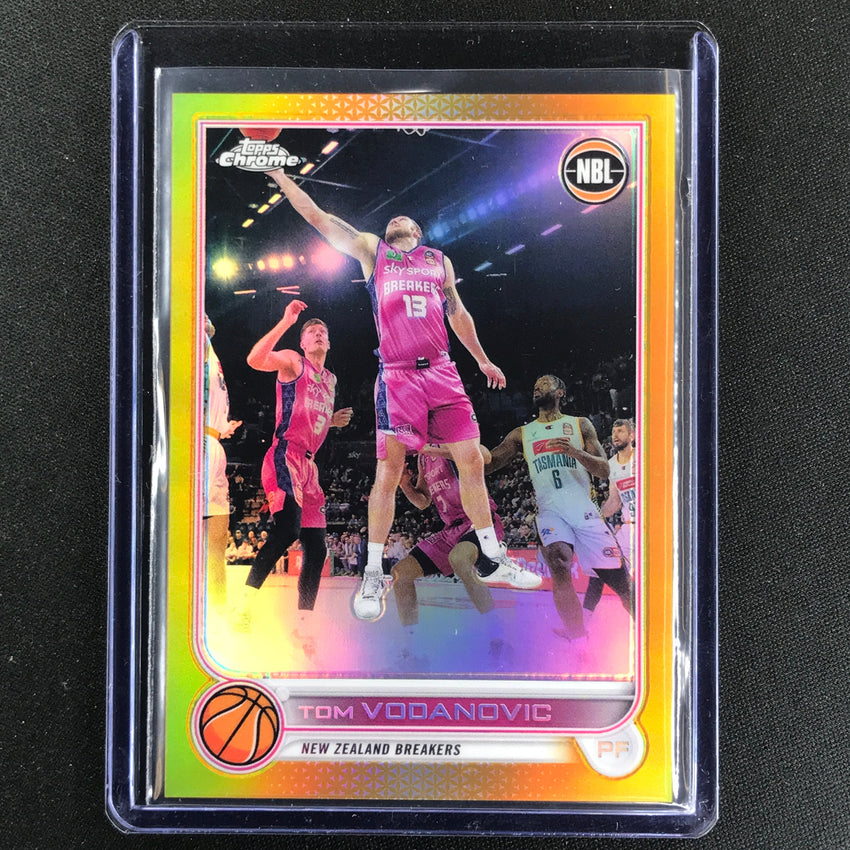 2022-23 Topps Chrome Nbl Tom Vodanovich Gold 20/50 No 53