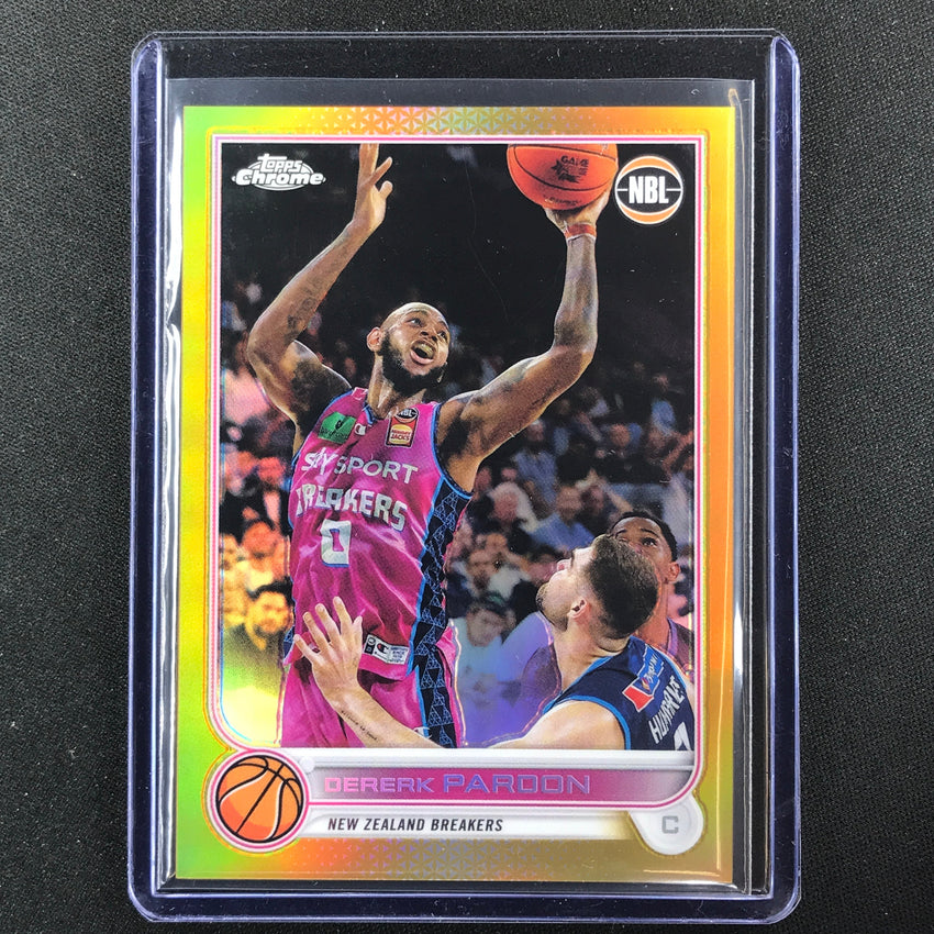 2022-23 Topps Chrome Nbl Dererk Pardon Gold 37/50 No 59
