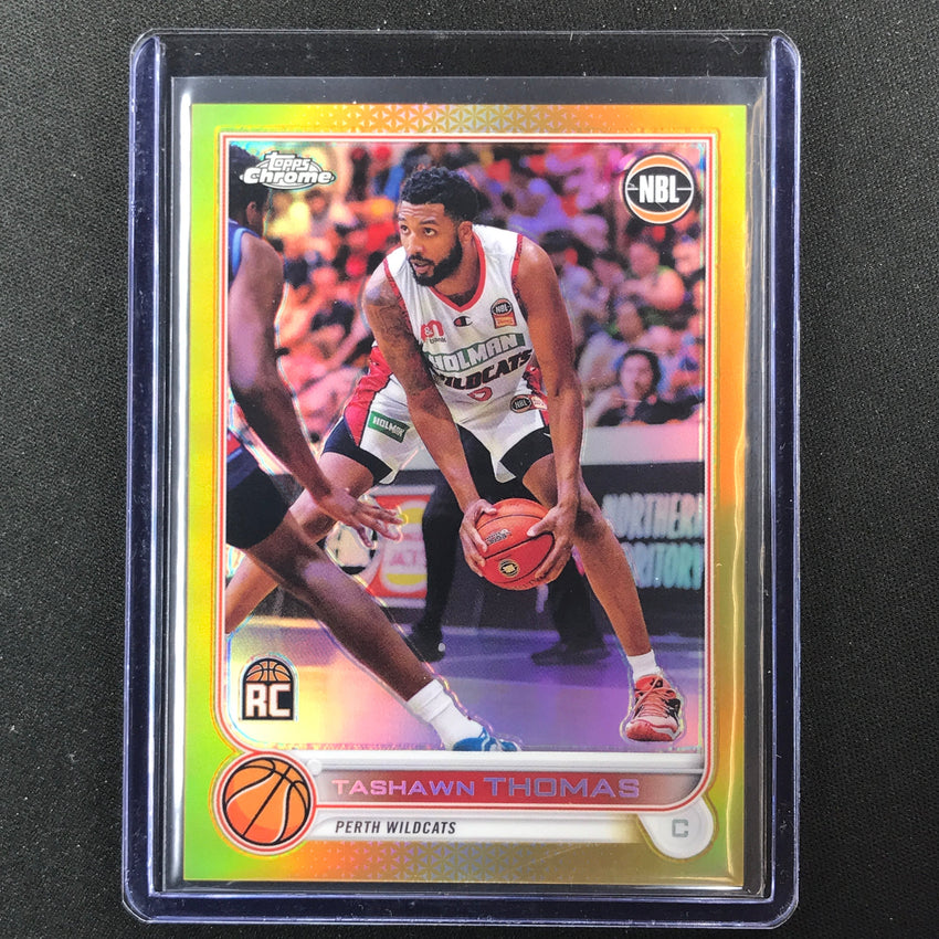 2022-23 Topps Chrome Nbl Tashawn Thomas Rookie Gold 47/50 No 66