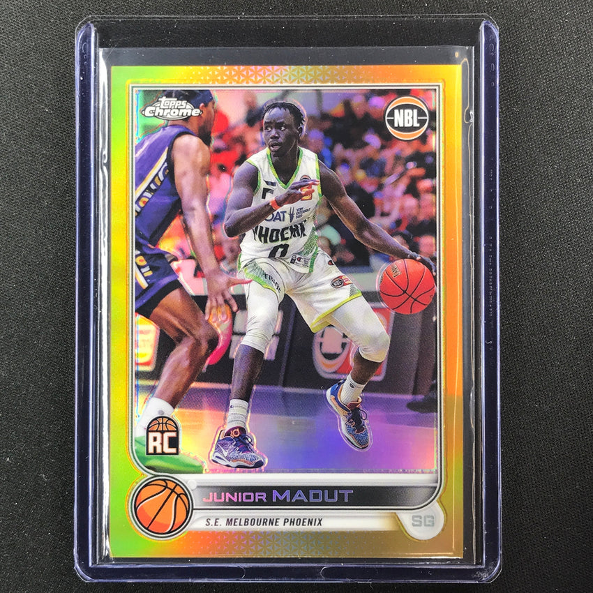 2022-23 Topps Chrome Nbl Junior Madut Rookie Gold 35/50 No 76
