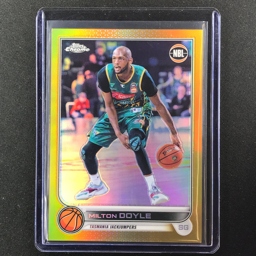 2022-23 Topps Chrome Nbl Milton Doyle Gold 17/50 No 90