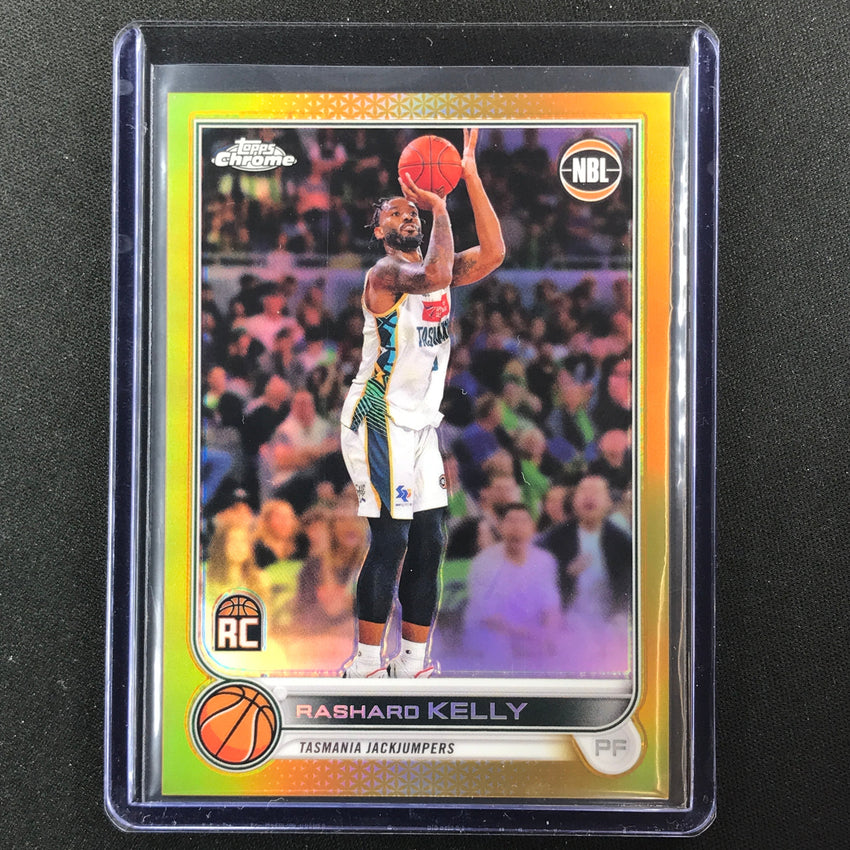 2022-23 Topps Chrome Nbl Rashard Kelly Rookie Gold 12/50 No 91
