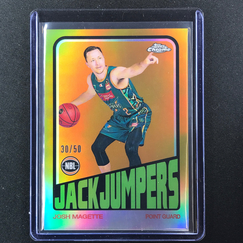 2022-23 Topps Chrome Nbl Josh Magette 1972 Topps Retro Gold 30/50