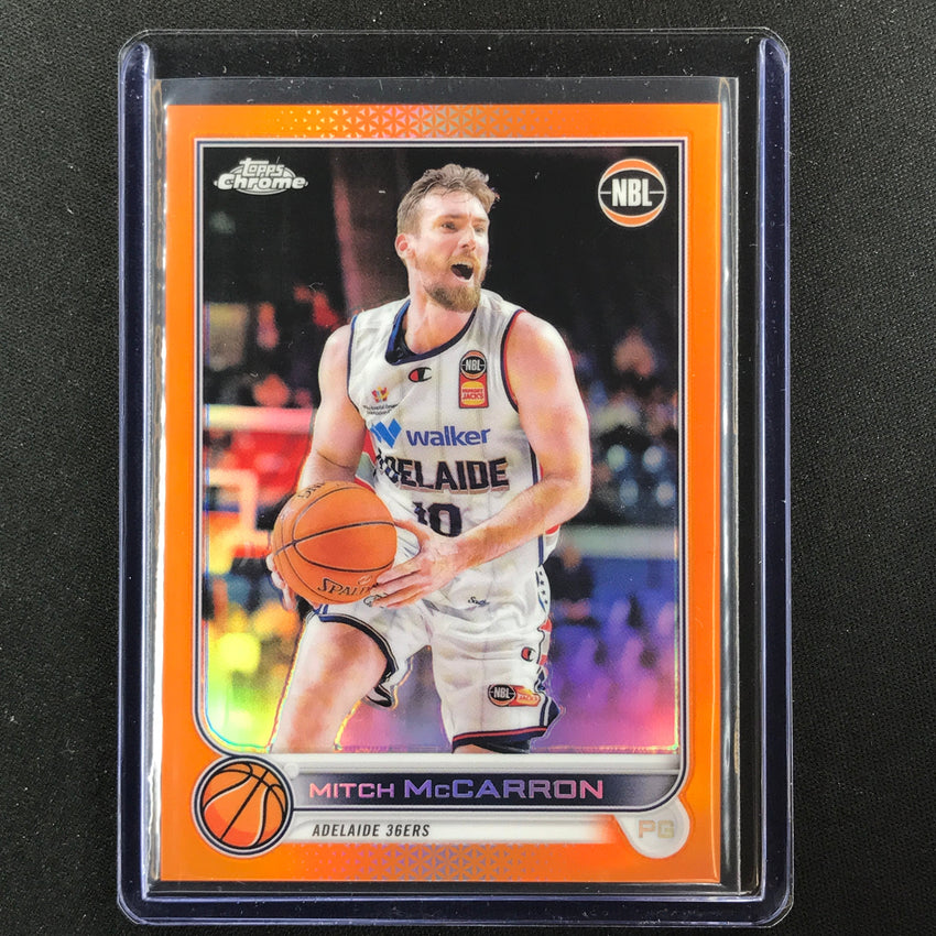2022-23 Topps Chrome Nbl Mitch Mccarron Orange 11/25 No 8