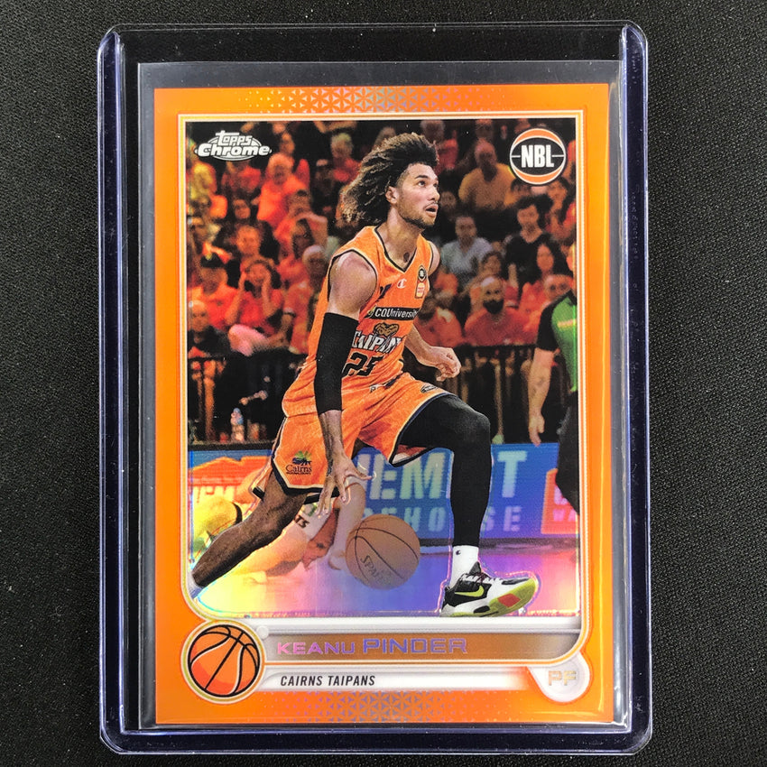 2022-23 Topps Chrome Nbl Keanu Pinder Orange 24/25 No 29