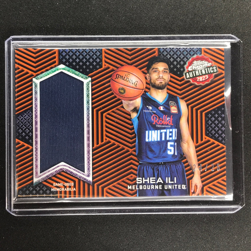 2022-23 Topps Chrome Nbl Shea Ili Authentic Relics Jersey Orange 24/25