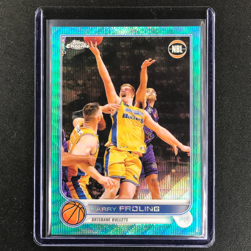 2022-23 Topps Chrome NBL HARRY FROLING Aqua Wave /199 #13