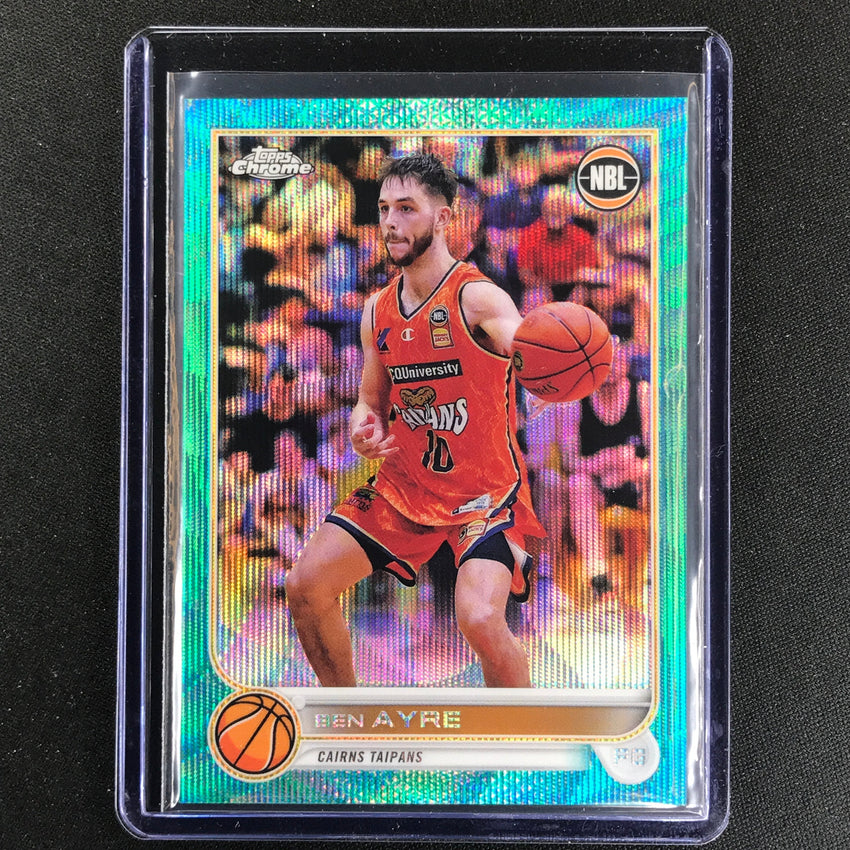 2022-23 Topps Chrome NBL BEN AYRE Aqua Wave /199 #22