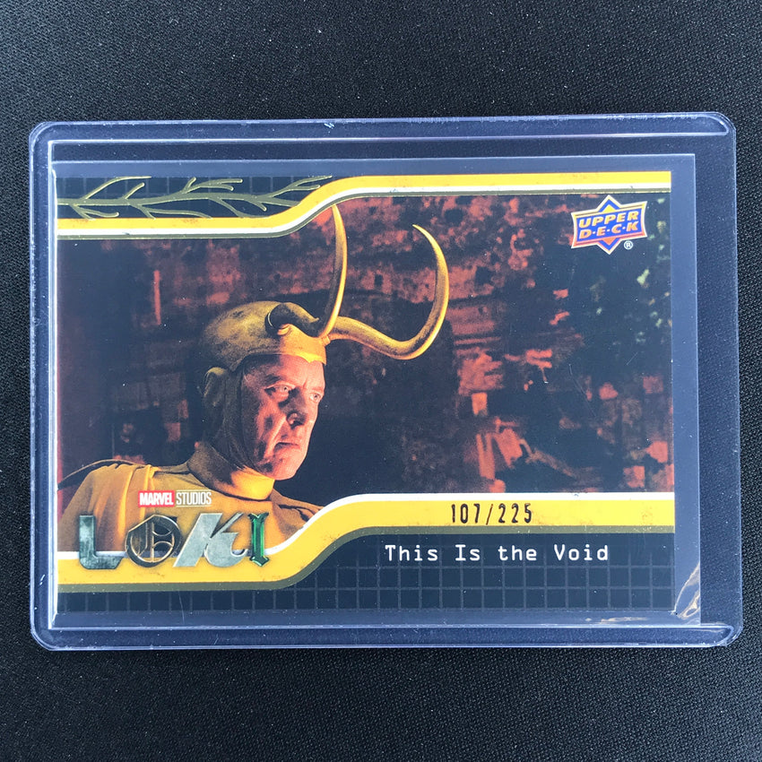 2023 Loki Season 1 THIS IS THE VOID Base Yellow /225 #65