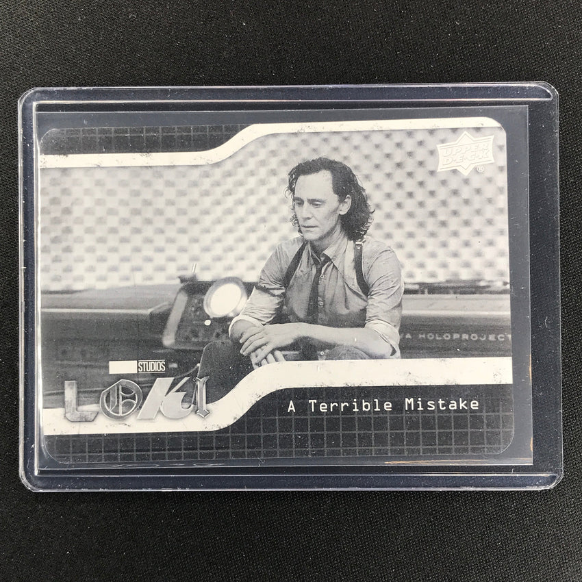 2023 Loki Season 1 A Terrible Mistake Base Printing Plate Black 1/1 No 88