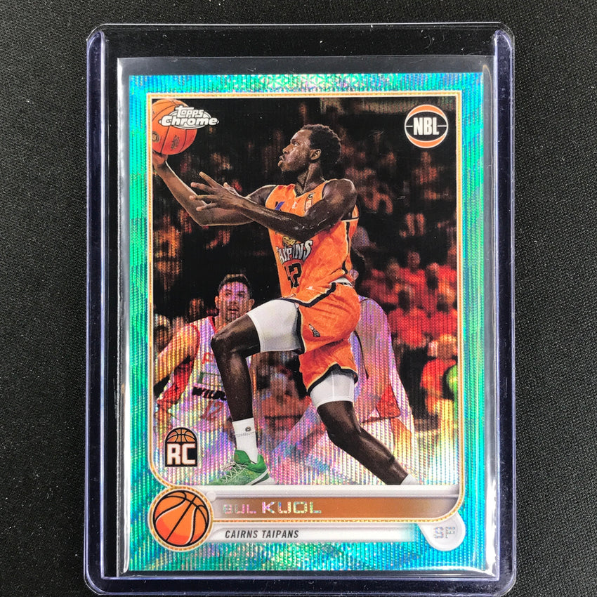 2022-23 Topps Chrome NBL BUL KUOL Rookie Aqua Wave /199 #26