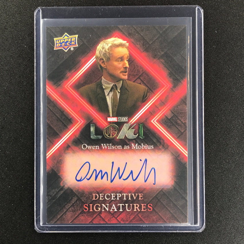 2023 Loki Season 1 Owen Wilson As Mobius Deceptive Signatures Auto Sp No Ow