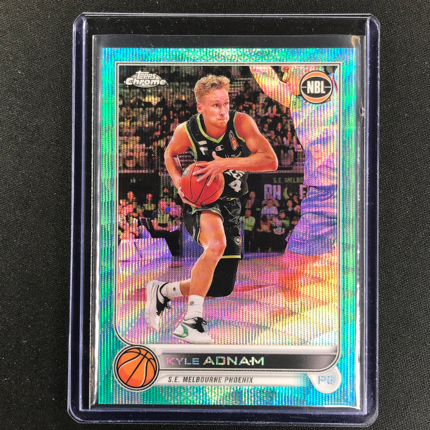 2022-23 Topps Chrome NBL KYLE ADNAM Aqua Wave /199 #70