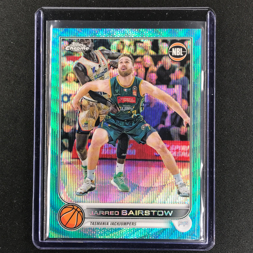 2022-23 Topps Chrome NBL JARRED BAIRSTOW Aqua Wave /199 #99