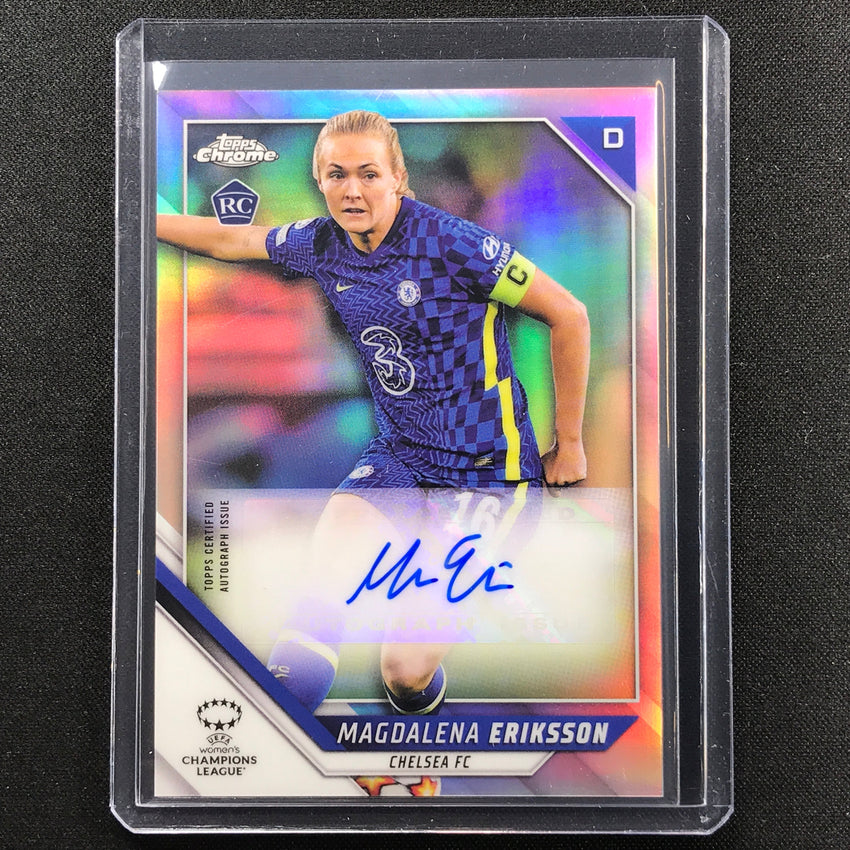2021-22 Topps Chrome Uefa Ucl Womens Magdalena Eriksson Rookie Auto No Me A