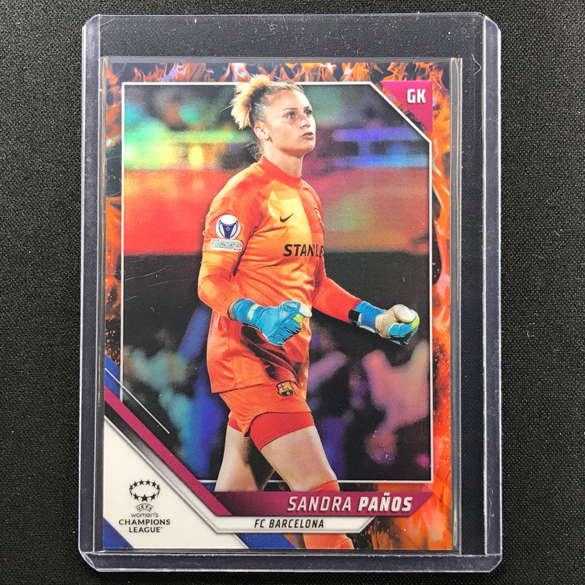 2021-22 Topps Chrome Uefa Ucl Womens Sandra Panos Inferno 73/75