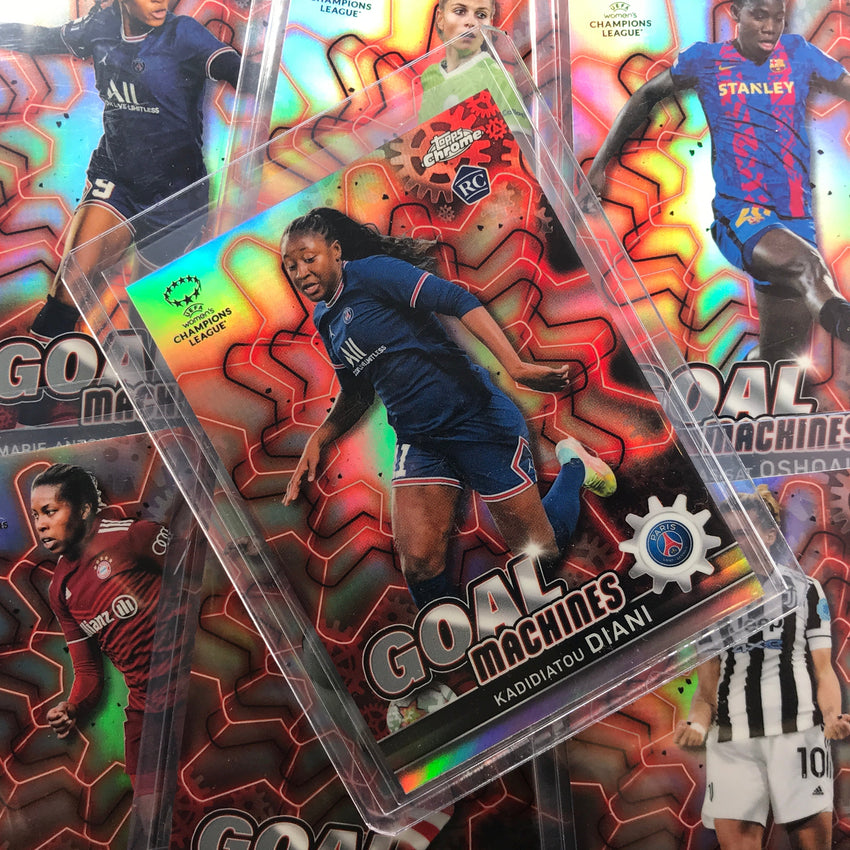 2021-22 Topps Chrome Uefa Ucl Womens Tabea Wassmuth Goal Machines Rookie No 5